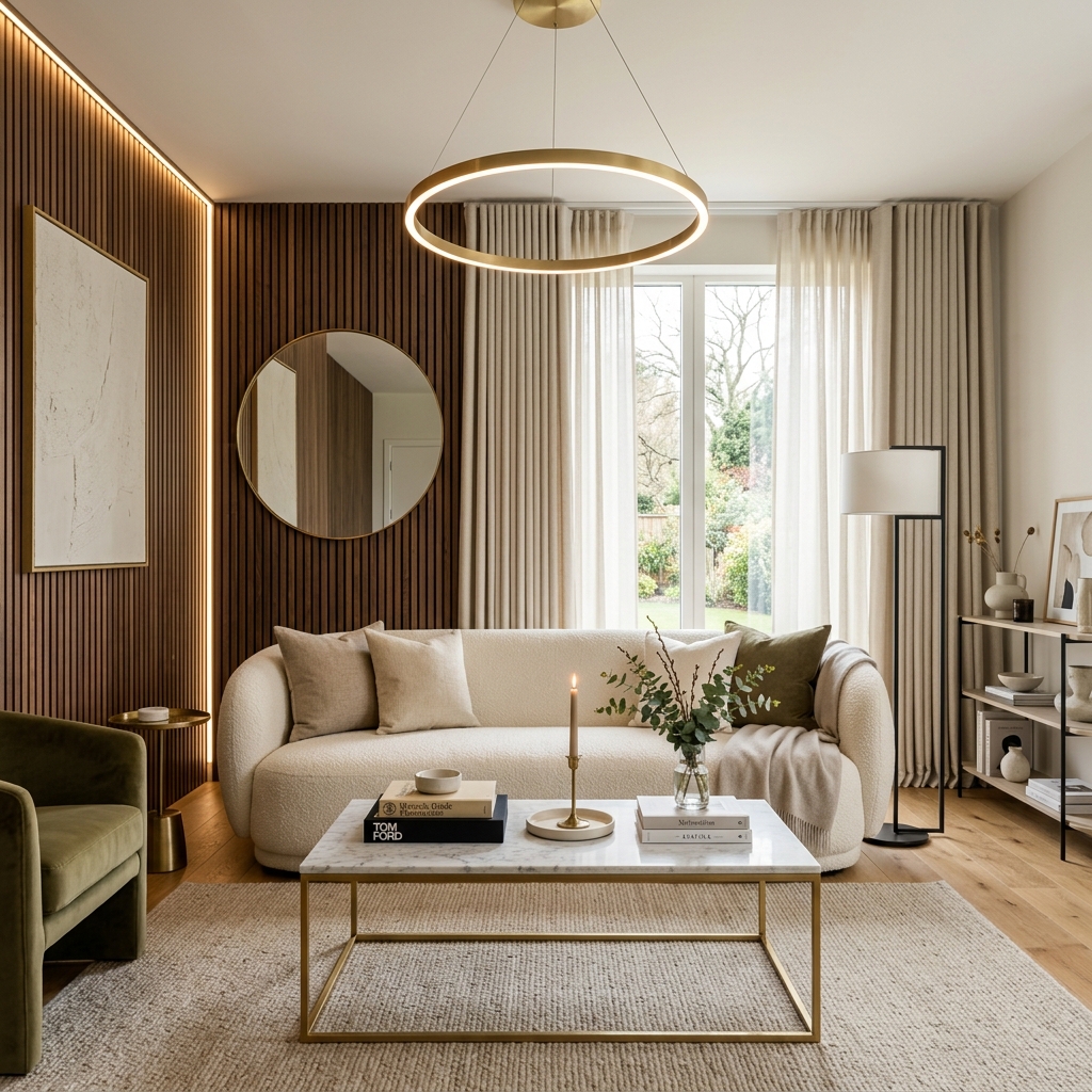 CZY Interiors Modern Salon Tasarımı